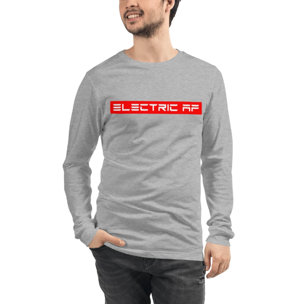 EV Origins | Electric AF Tesla Style Long Sleeve T Shirt