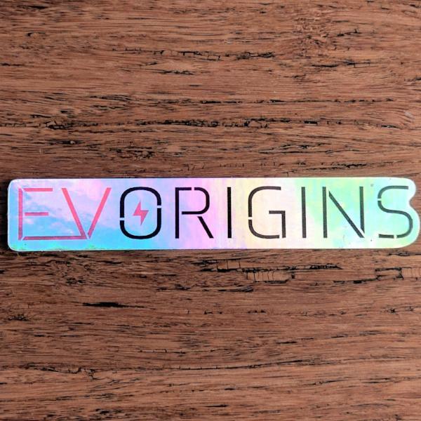 EV Origins Holographic Logo Decal - EV Origins