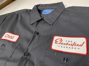 The Electrified Garage Mechanic Shirt - EV Origins