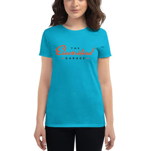 The Electrified Garage Logo Women's Short Sleeve T-shirt - EV Origins