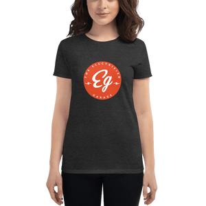 The Electrified Garage Emblem Women's Short Sleeve T-shirt - EV Origins