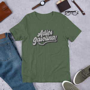 Adios Gasolina! Short-Sleeve Unisex T-Shirt - EV Origins