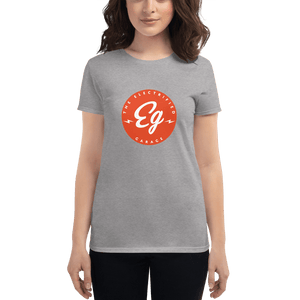 The Electrified Garage Emblem Women's Short Sleeve T-shirt - EV Origins