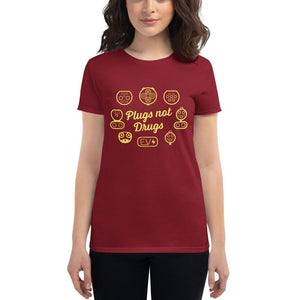 Plugs Women's short sleeve t-shirt - EV Origins