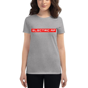 Electric AF Women's short sleeve t-shirt - EV Origins